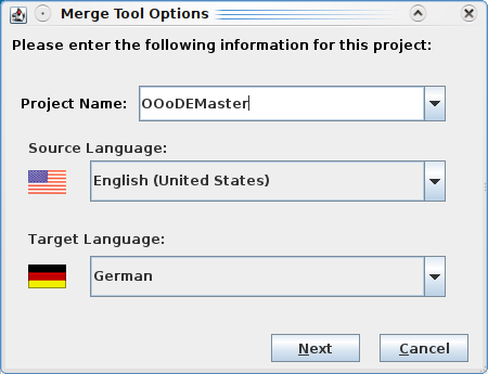project manager can then merge all of these mini-tms to form one large mini-tm which contains all of the translations from the different translators.