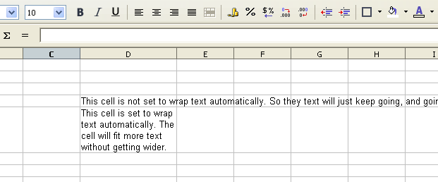 Formatting multiple lines of text Multiple lines of text can be entered into a single cell using automatic wrapping or manual line breaks. Each method is useful for different situations.