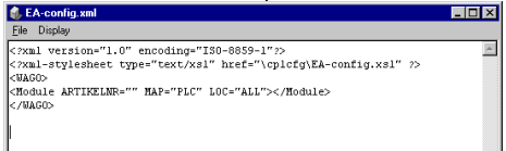 Pos: 93.22 /Serie 750 (WAGO-I/O-SYSTEM)/In Betrieb nehmen/in WAGO-I/O-PRO programmieren/hinweis: Konfigurationseinträge in WAGO-I/O-PRO überschreiben EA-config.xml bei Download!