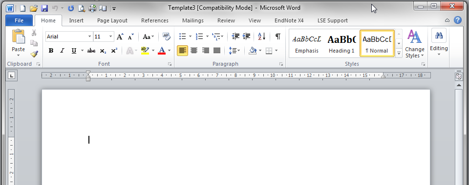 Creating a template A template is a pre-formatted model on which other documents are created. By default, Word 2010 bases all documents on the Normal.dotx template. Note:.