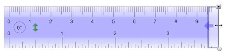 Measurement Tools The measurement tools include a ruler and a protractor,
