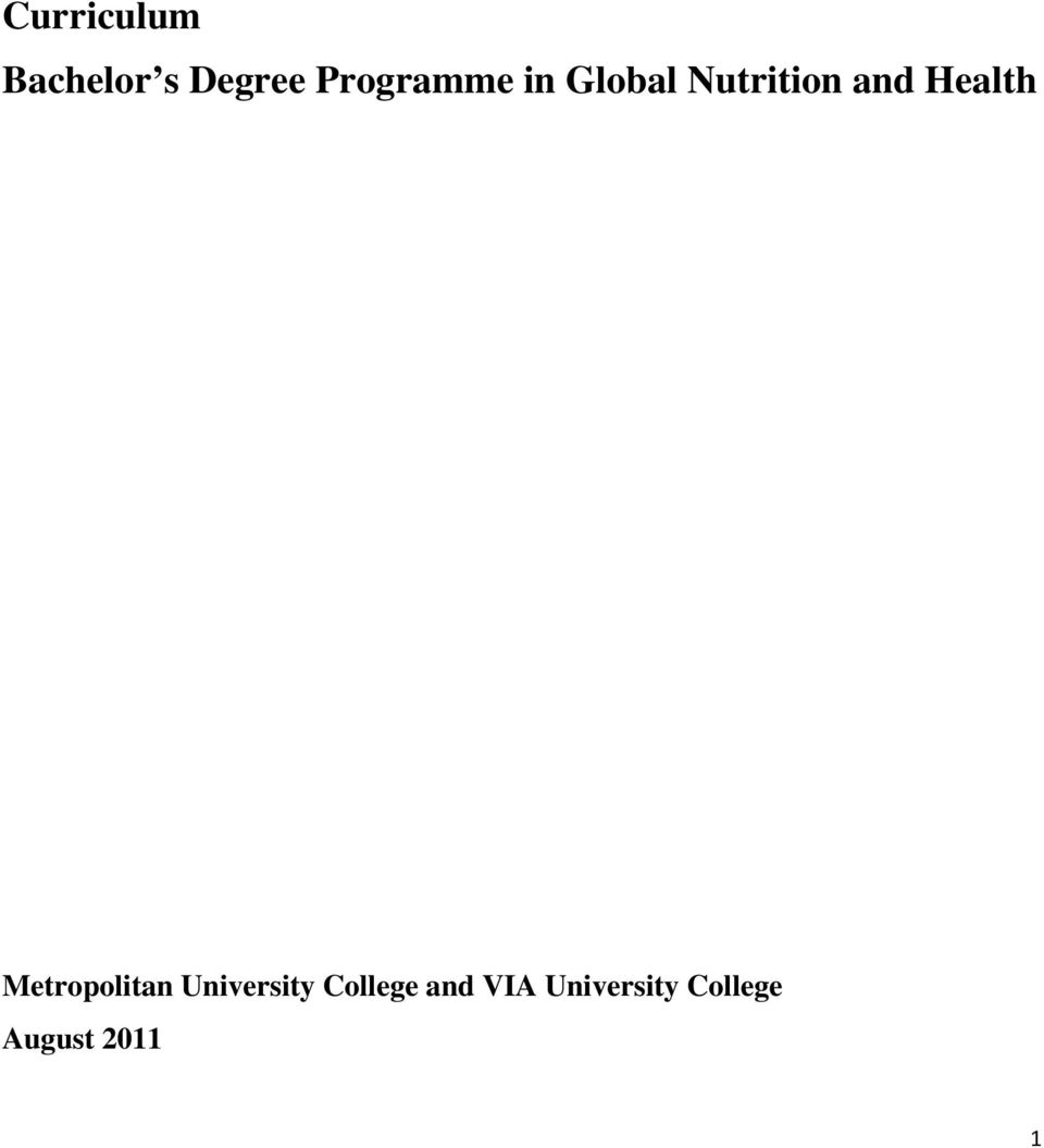 Health Metropolitan University