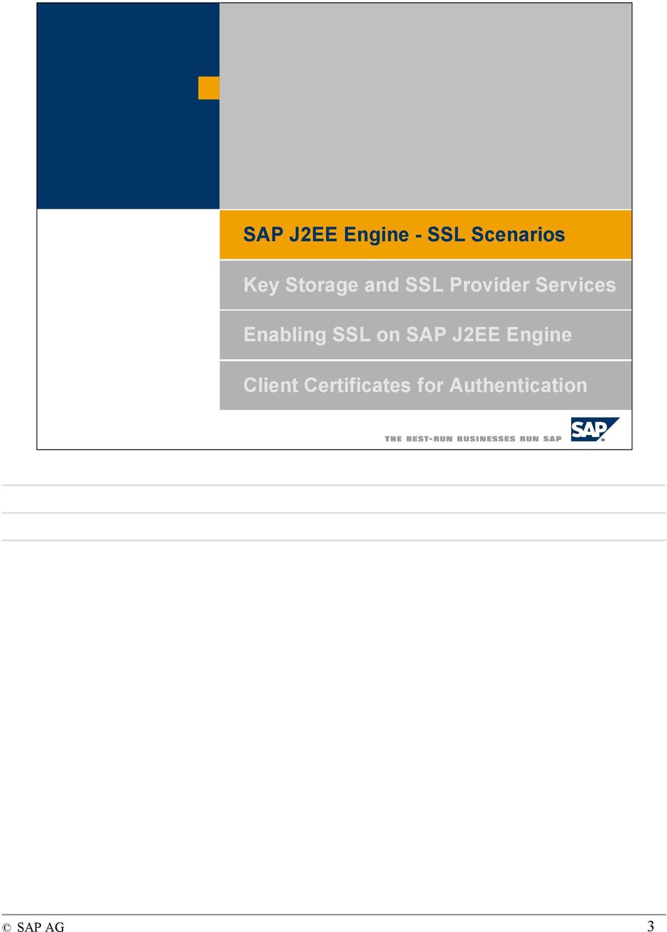 Enabling SSL on SAP J2EE Engine
