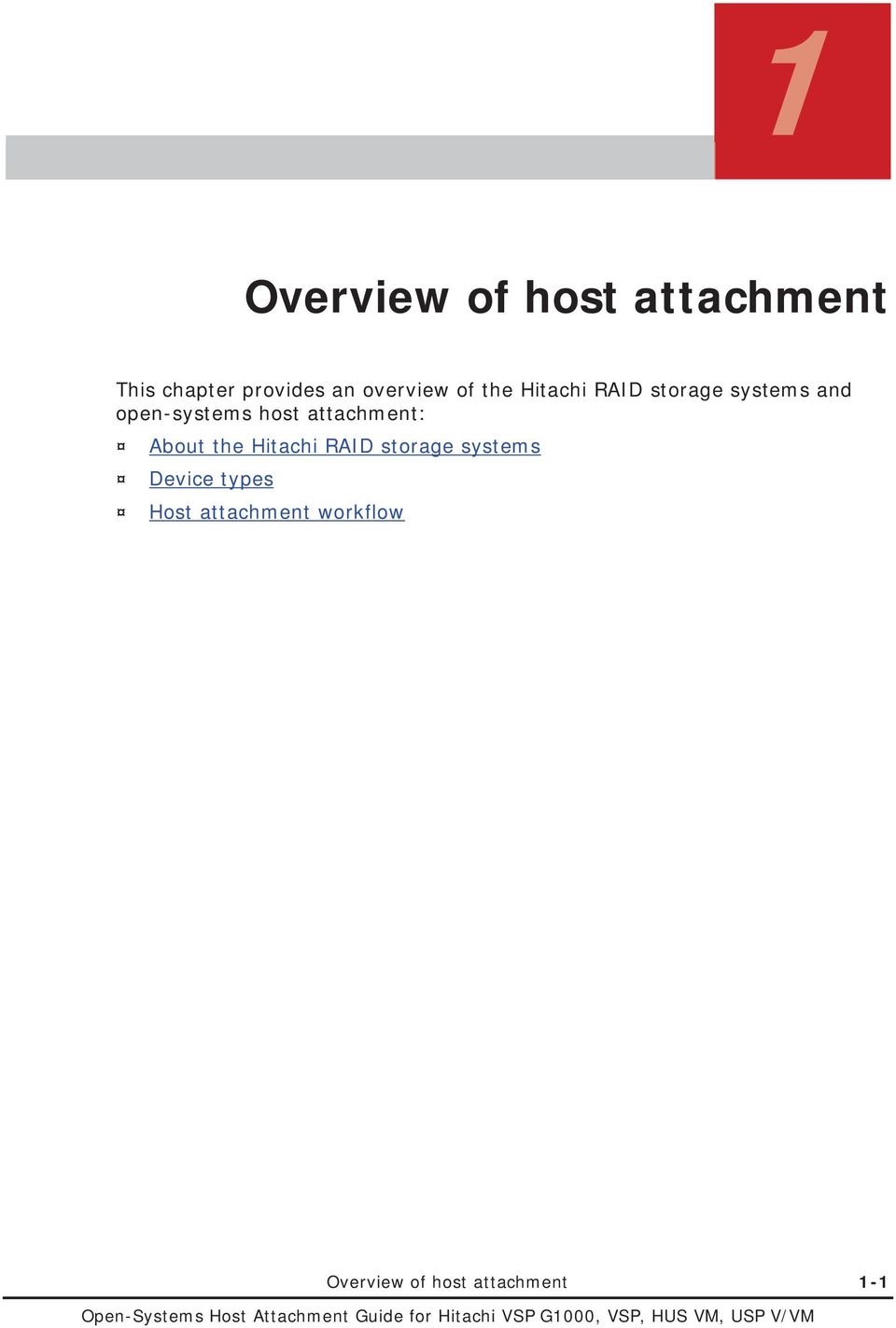 open-systems host attachment: About the Hitachi RAID storage
