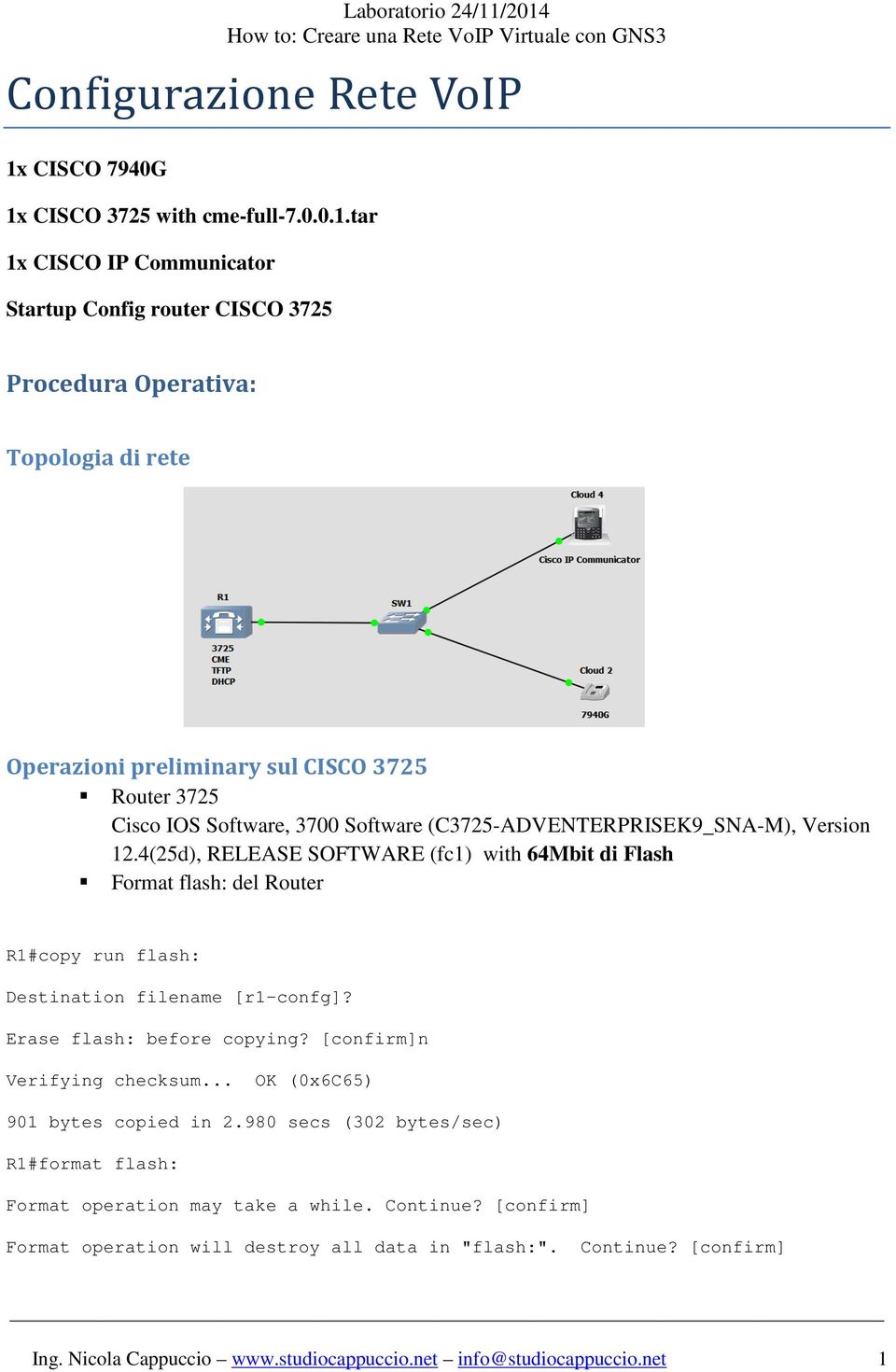 CISCO 3725 with cme-full-7.0.0.1.