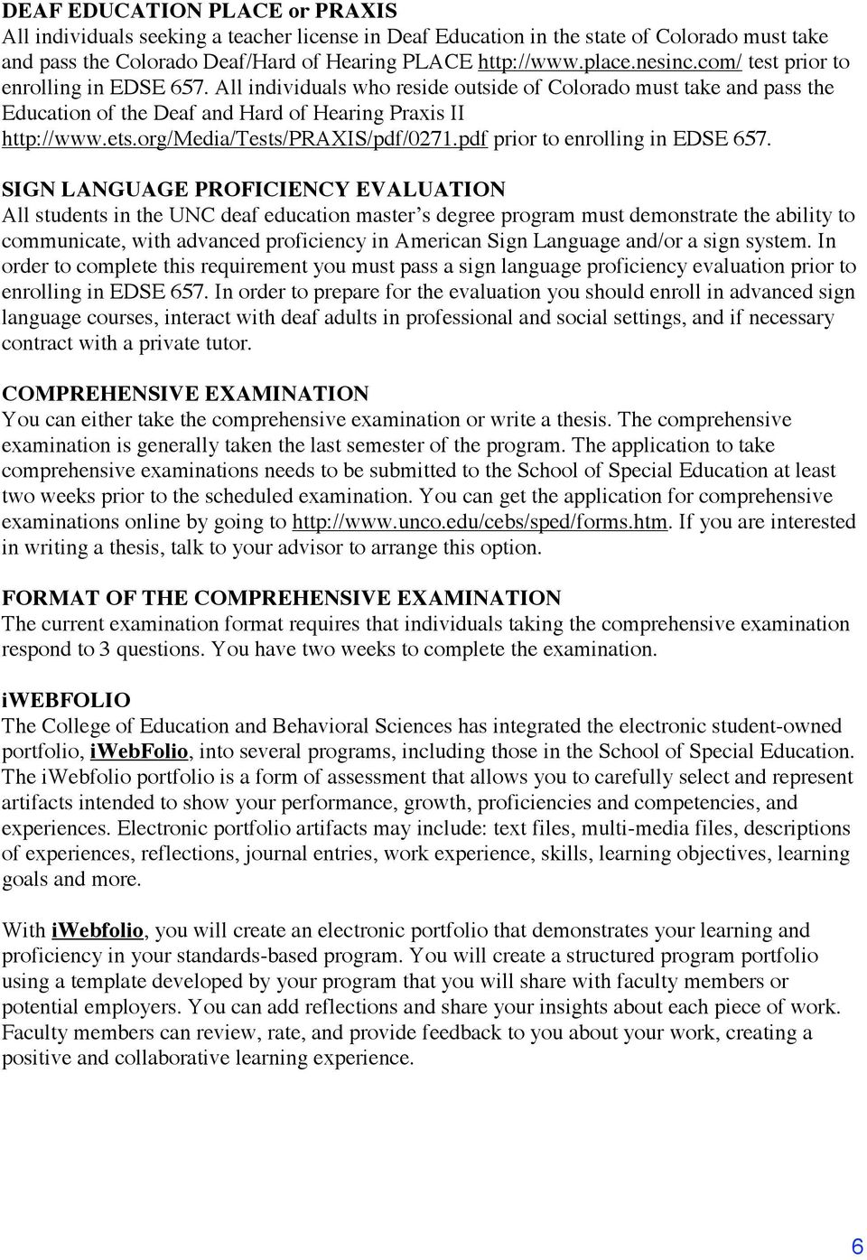 org/media/tests/praxis/pdf/0271.pdf prior to enrolling in EDSE 657.