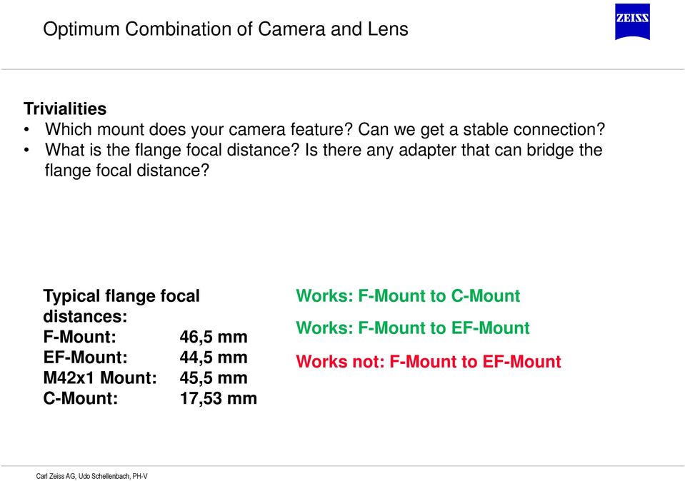 Is there any adapter that can bridge the flange focal distance?