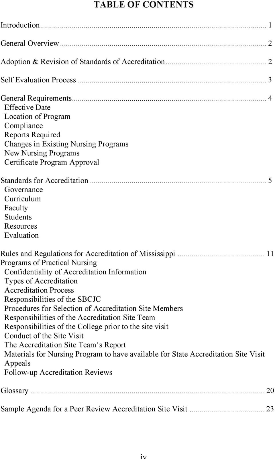 .. 5 Governance Curriculum Faculty Students Resources Evaluation Rules and Regulations for Accreditation of Mississippi.