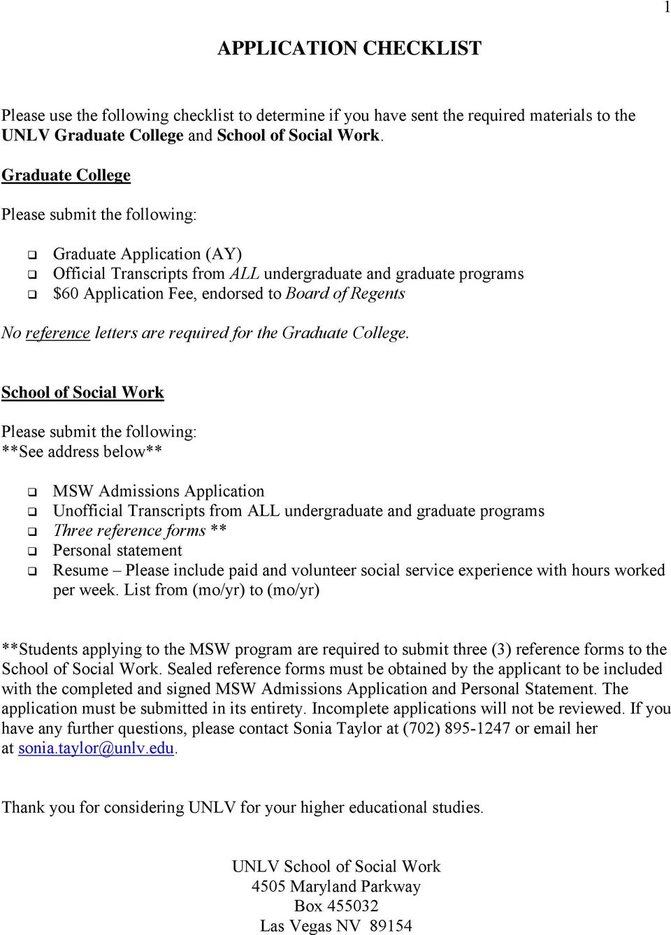 reference letters are required for the Graduate College.