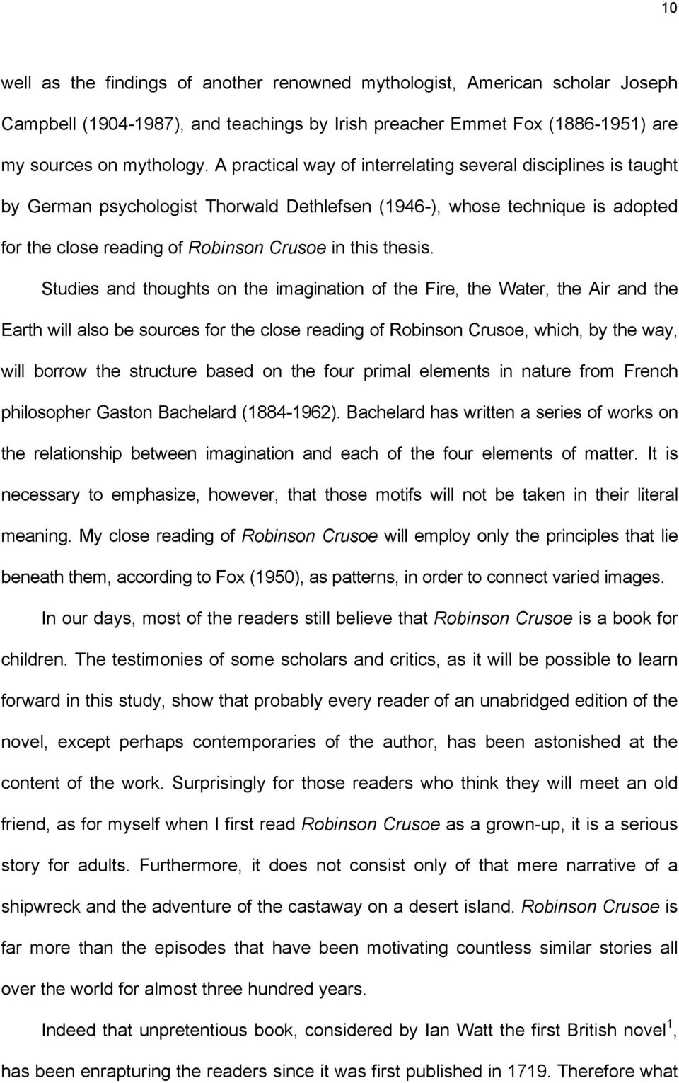 robinson crusoe critical analysis pdf