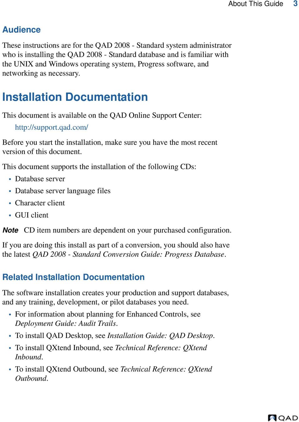com/ Before you start the installation, make sure you have the most recent version of this document.