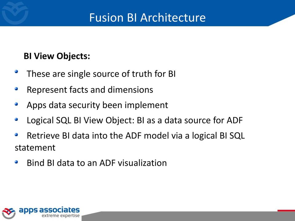 Logical SQL BI View Object: BI as a data source for ADF Retrieve BI data
