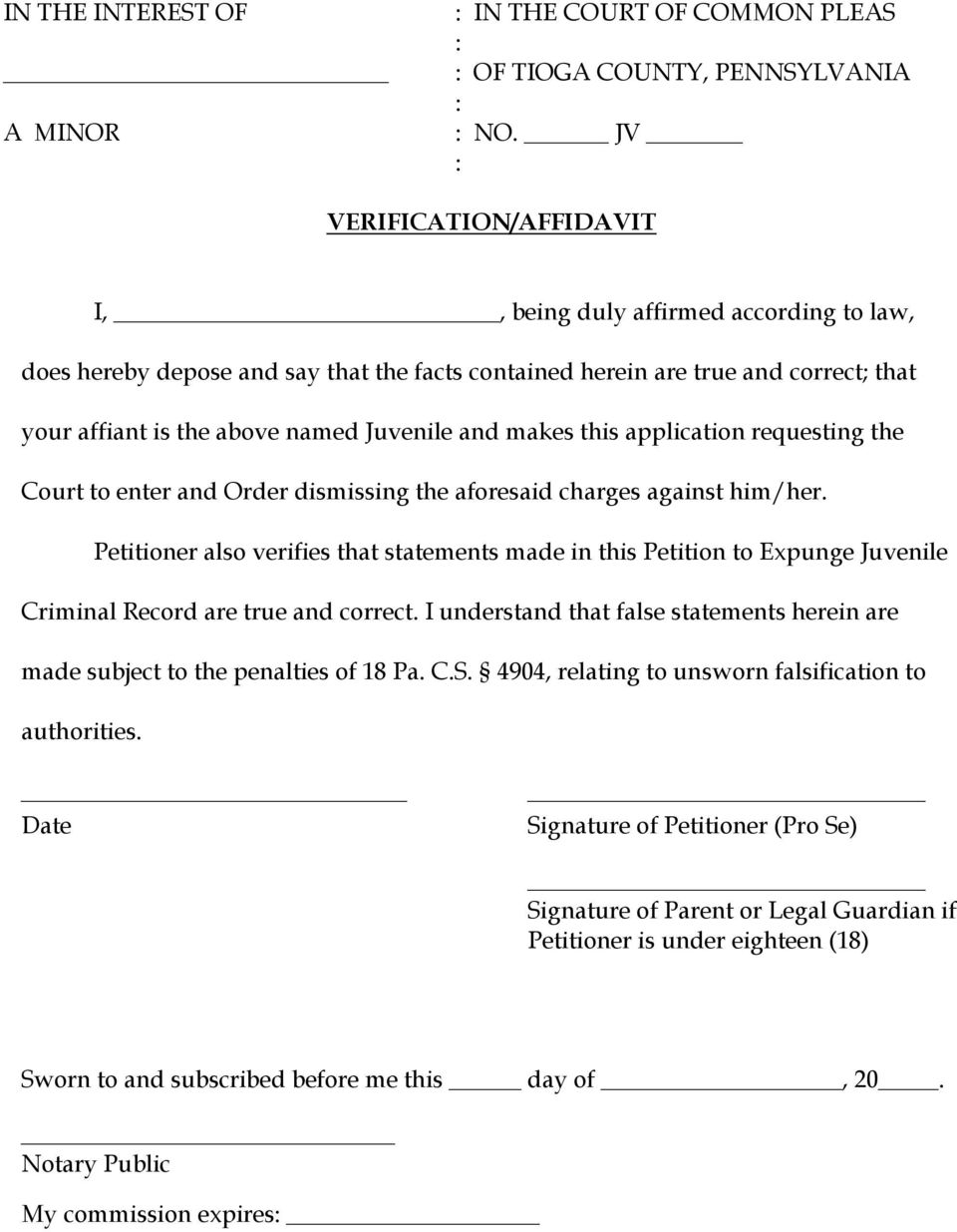 makes this application requesting the Court to enter and Order dismissing the aforesaid charges against him/her.