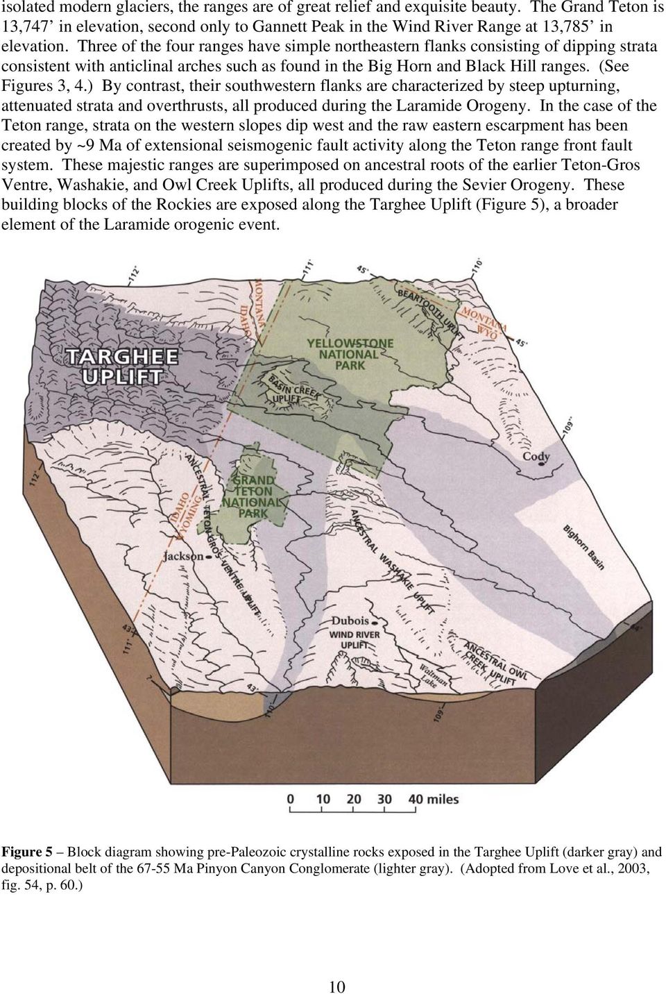 ) By contrast, their southwestern flanks are characterized by steep upturning, attenuated strata and overthrusts, all produced during the Laramide Orogeny.