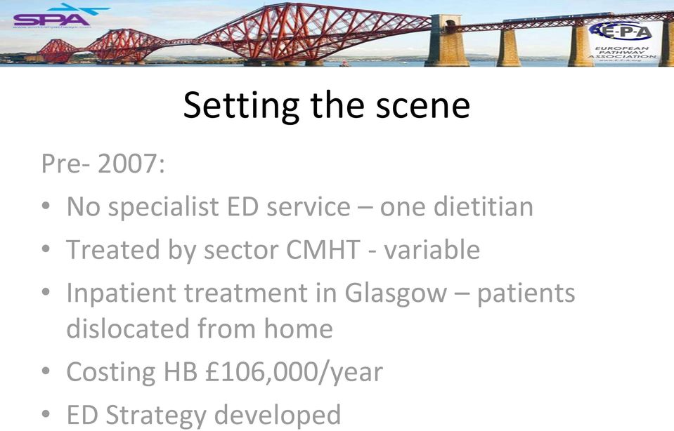 variable Inpatient treatment in Glasgow patients