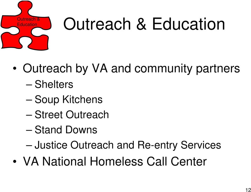 Kitchens Street Outreach Stand Downs Justice Outreach