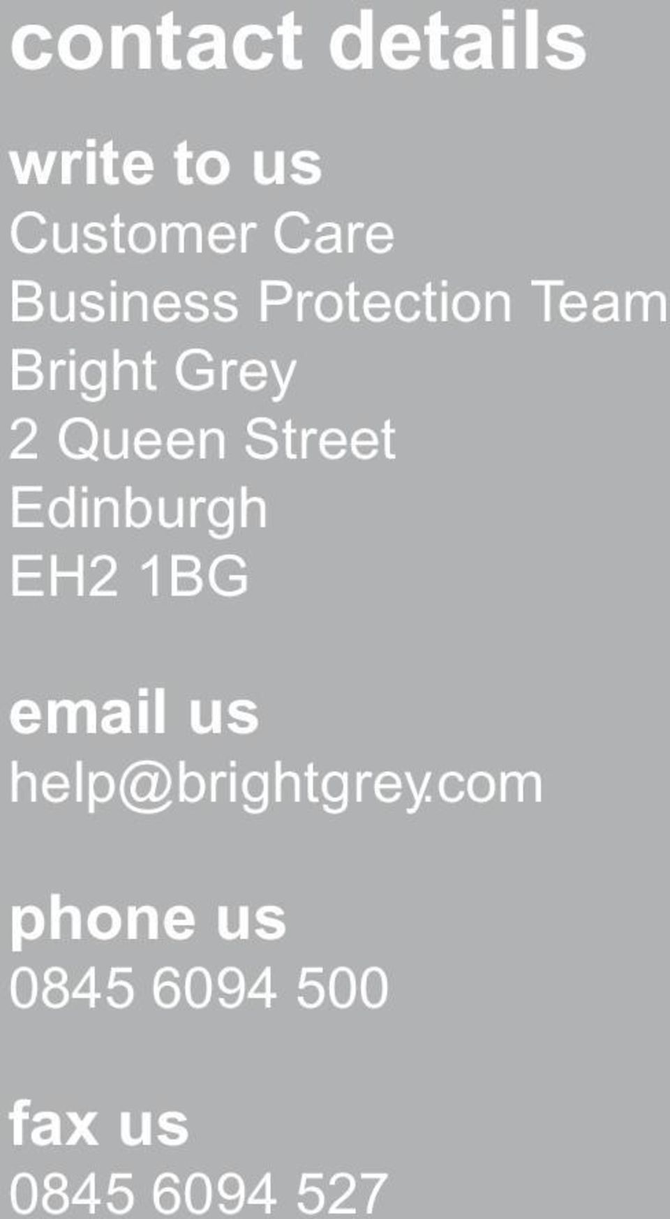 Street Edinburgh EH2 1BG email us