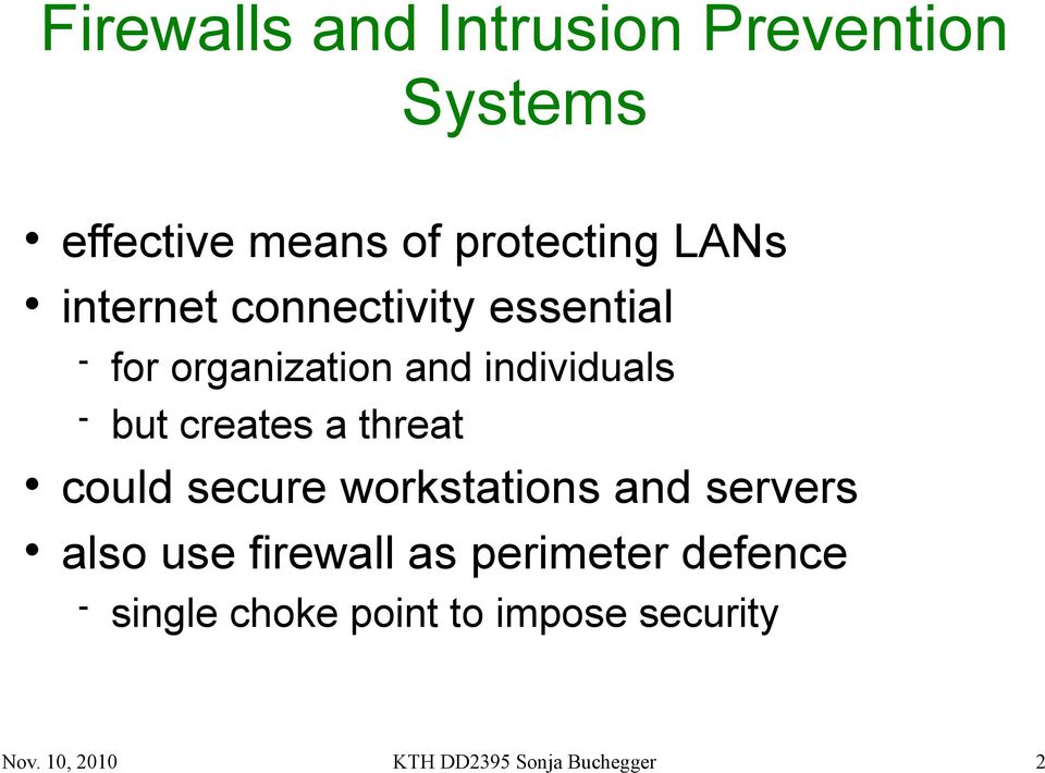 threat could secure workstations and servers also use firewall as perimeter