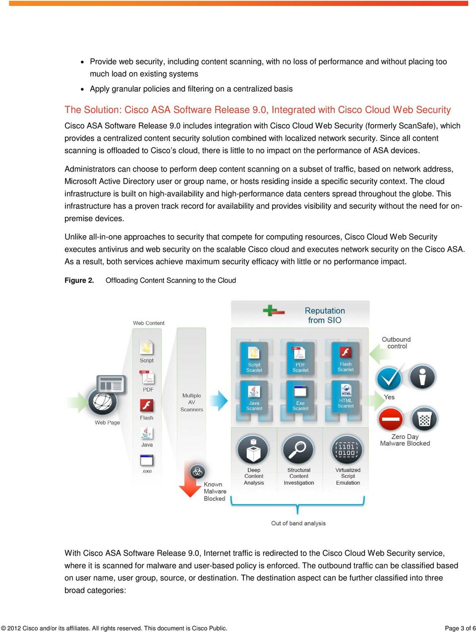 0 includes integration with Cisco Cloud Web Security (formerly ScanSafe), which provides a centralized content security solution combined with localized network security.