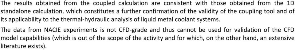 analysis of liquid metal coolant systems.