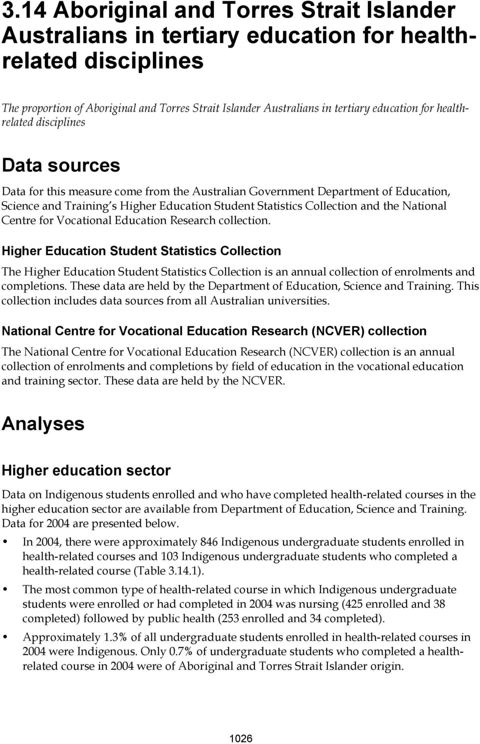 the National Centre for Vocational Education Research collection.