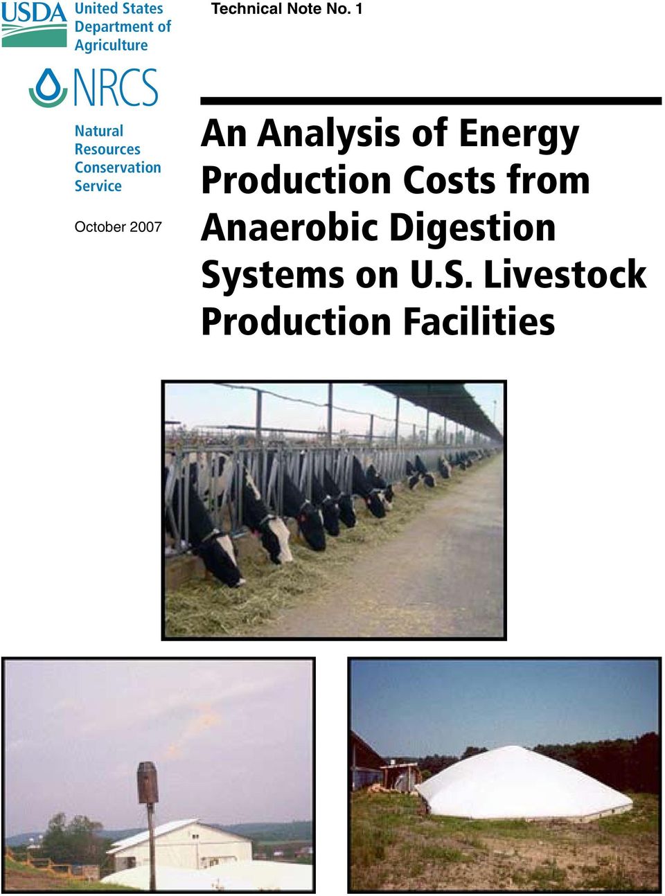 2007 An Analysis of Energy Production Costs from