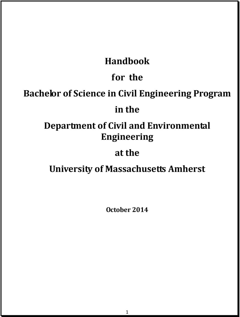 of Civil and Environmental Engineering at