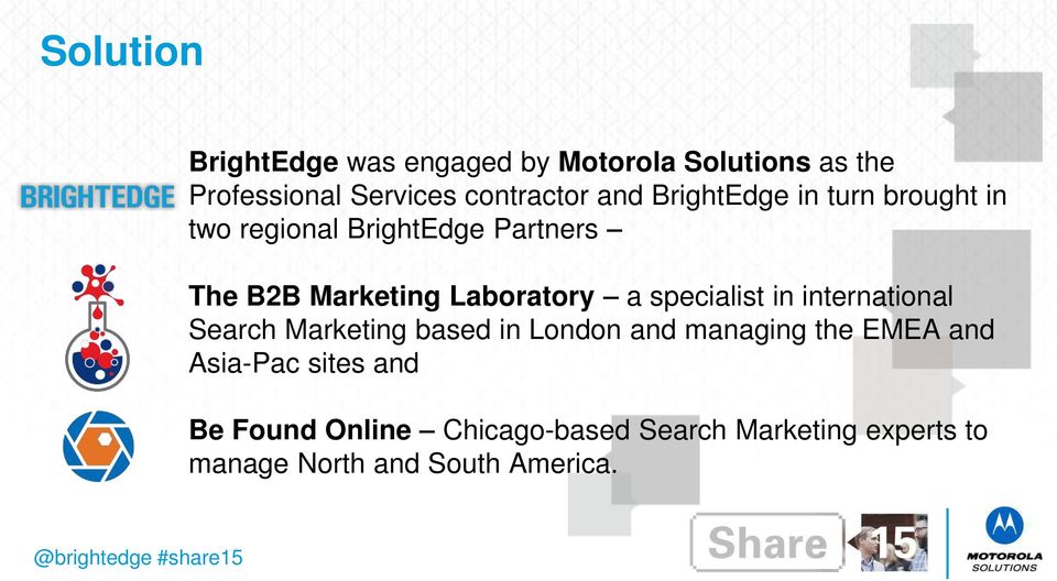 a specialist in international Search Marketing based in London and managing the EMEA and