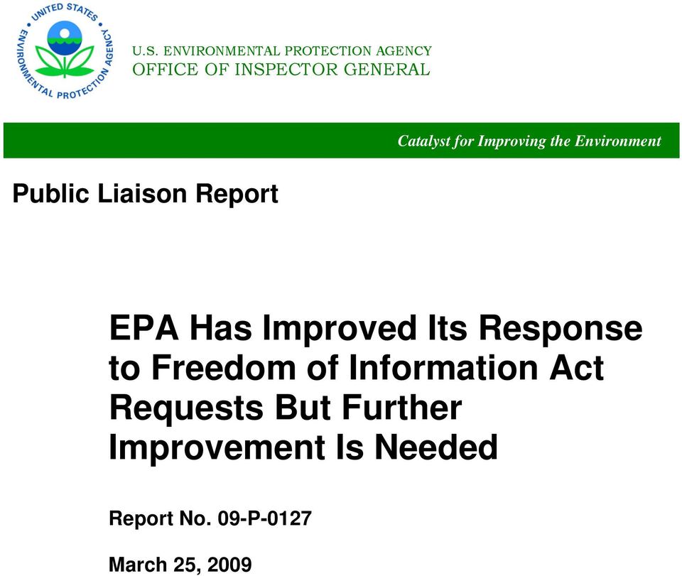 Has Improved Its Response to Freedom of Information Act Requests