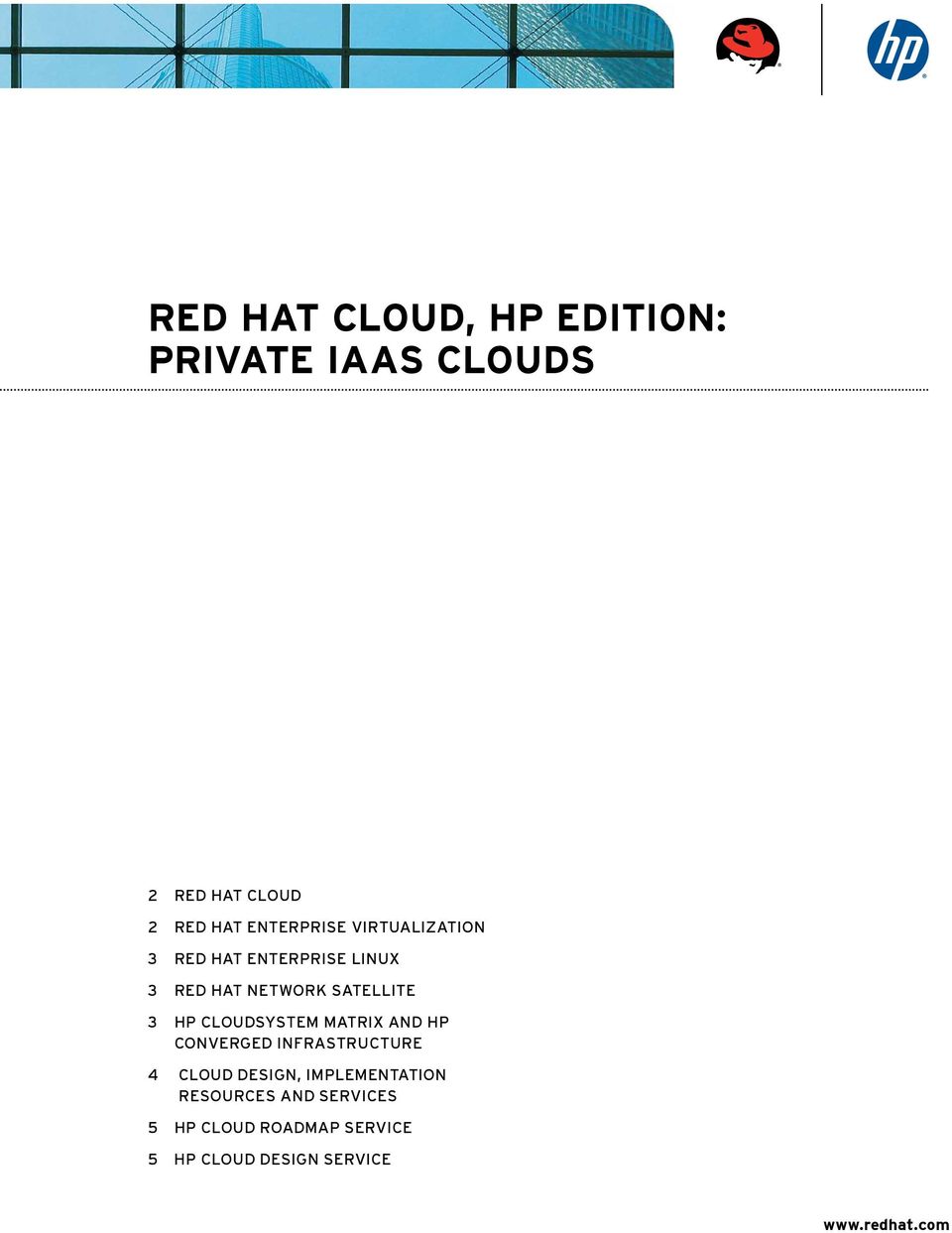 HP CloudSystem Matrix and HP Converged Infrastructure 4 Cloud Design,