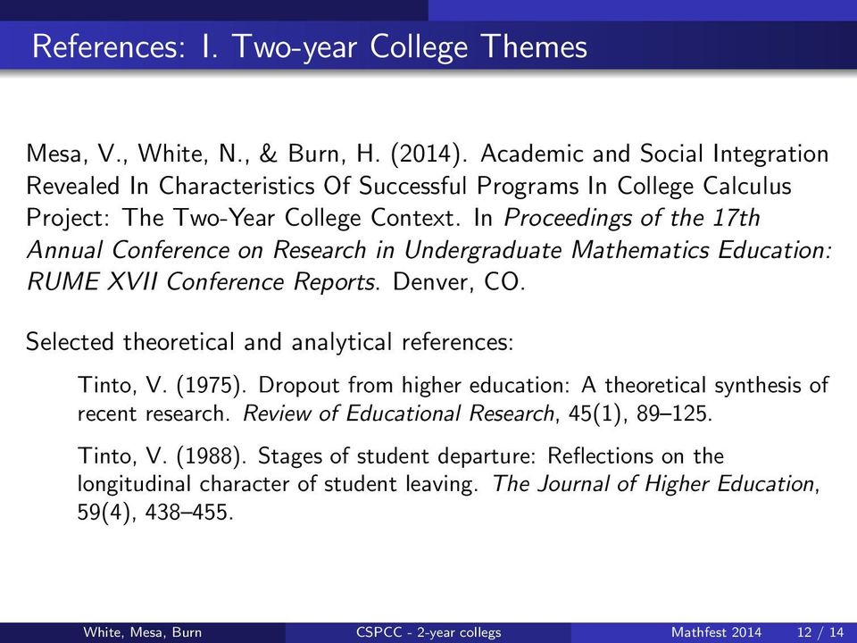In Proceedings of the 17th Annual Conference on Research in Undergraduate Mathematics Education: RUME XVII Conference Reports. Denver, CO.