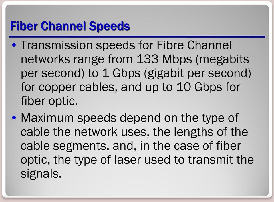 for fiber optic.