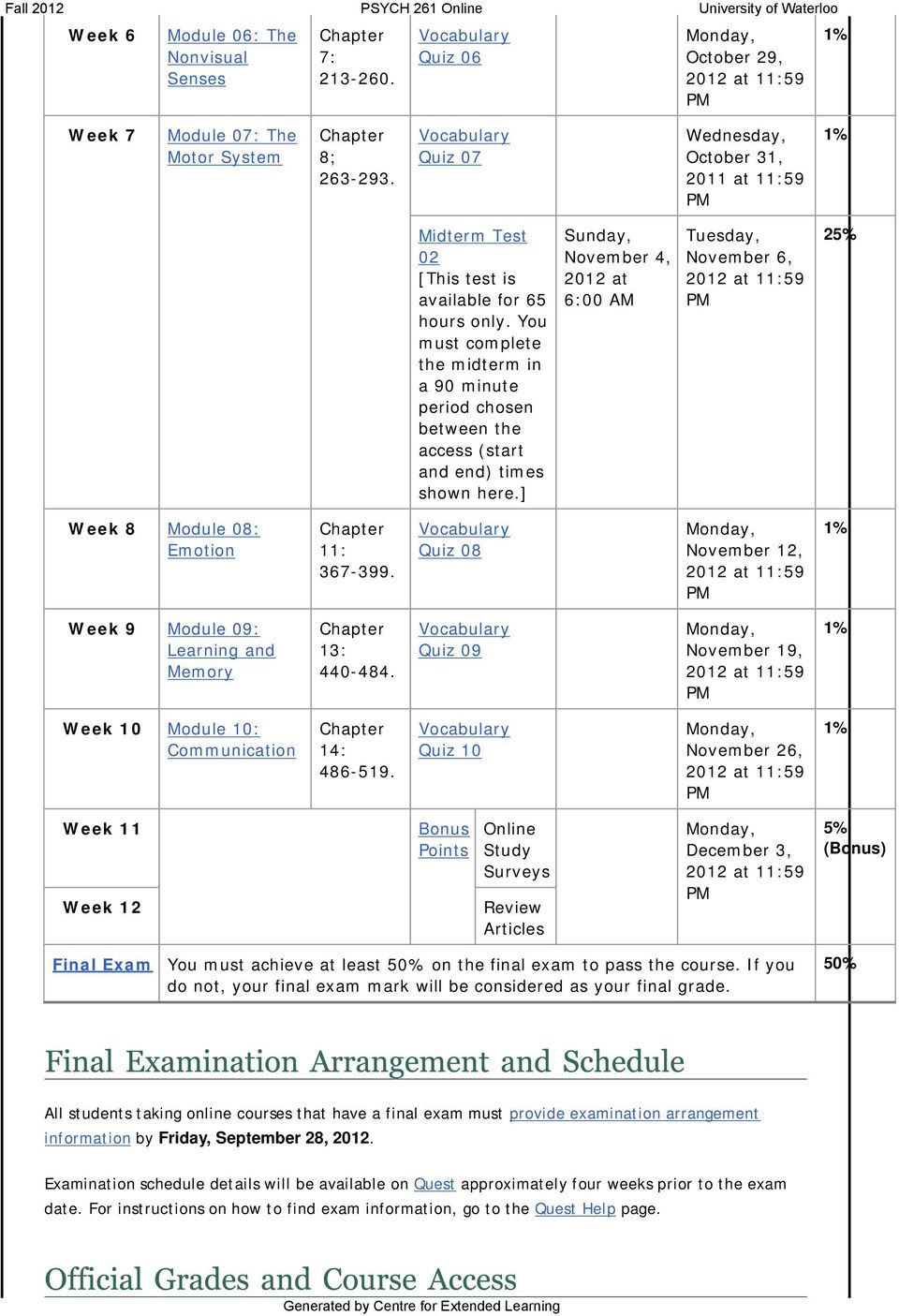 You must complete the midterm in a 90 minute period chosen between the access (start and end) times shown here.
