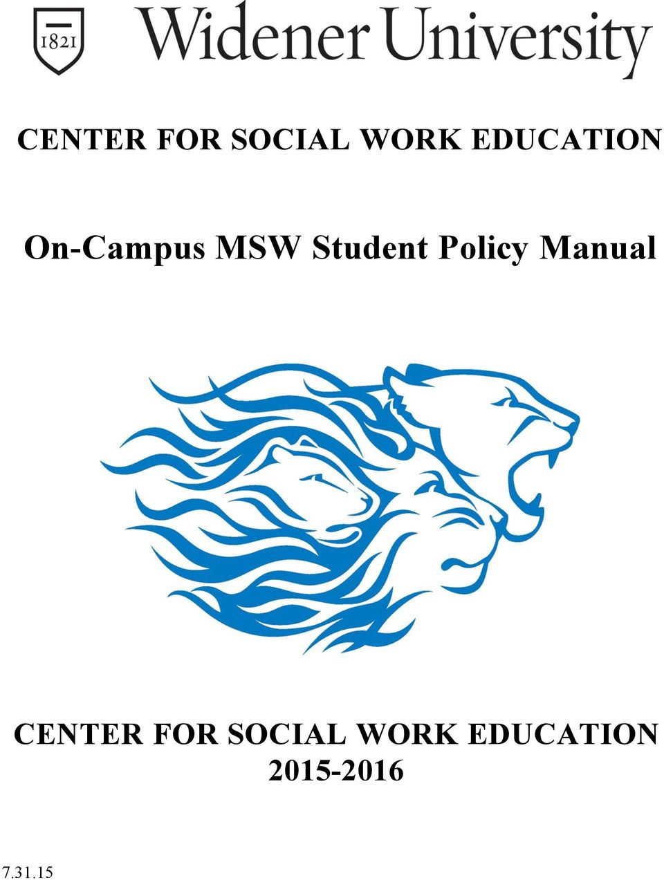 Policy Manual  EDUCATION