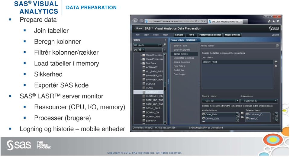 Sikkerhed Exportér SAS kode SAS LASR server monitor Ressourcer