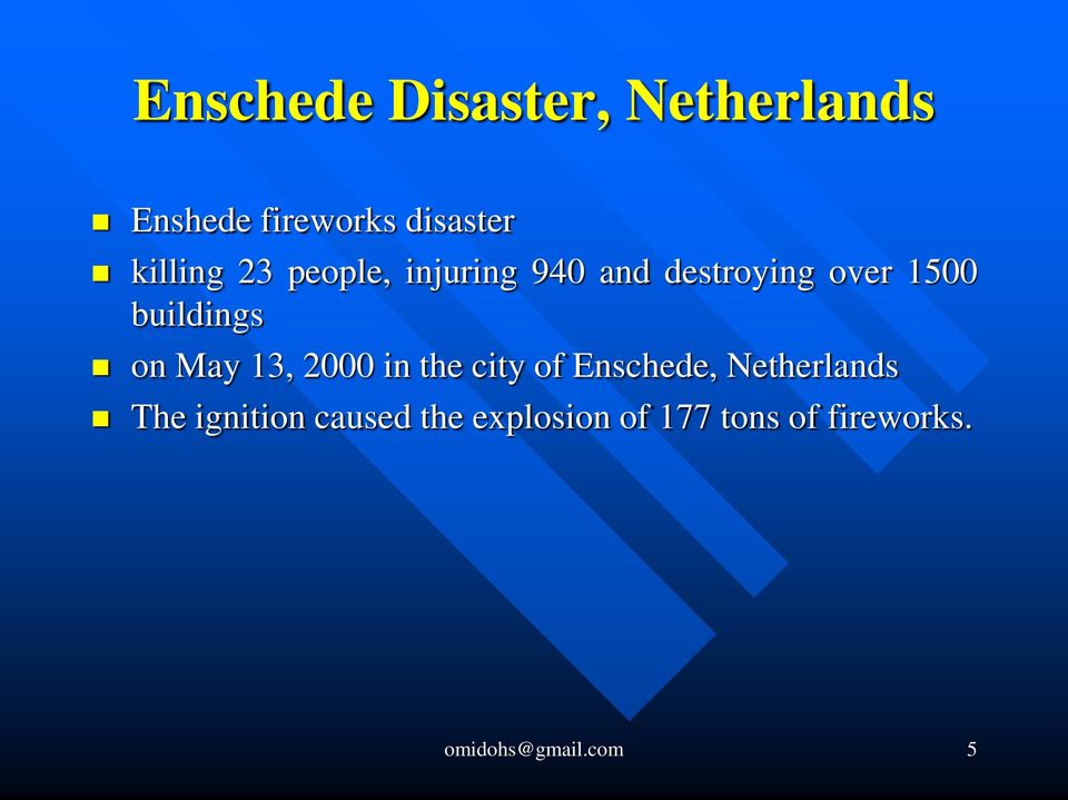 buildings on May 13, 2000 in the city of Enschede, Netherlands