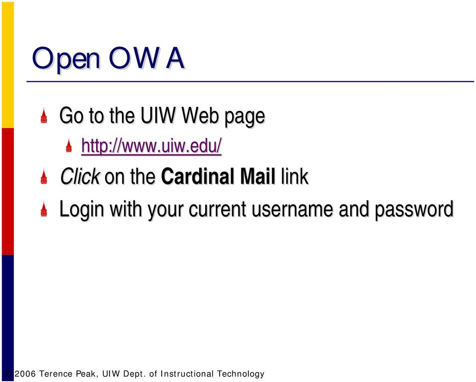 edu/ Click on the Cardinal Mail