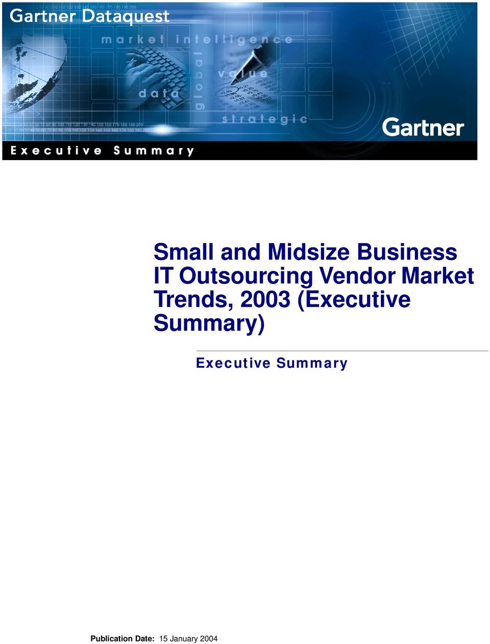 2003 (Executive Summary) Executive