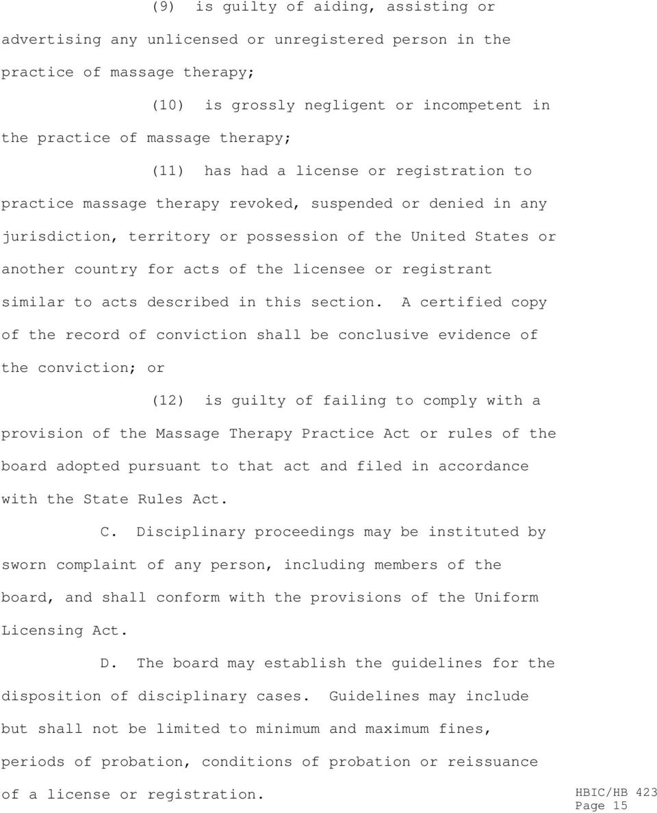 of the licensee or registrant similar to acts described in this section.