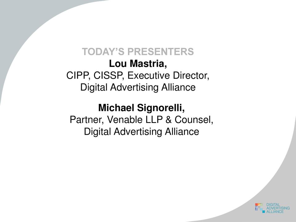 Advertising Alliance Michael Signorelli,