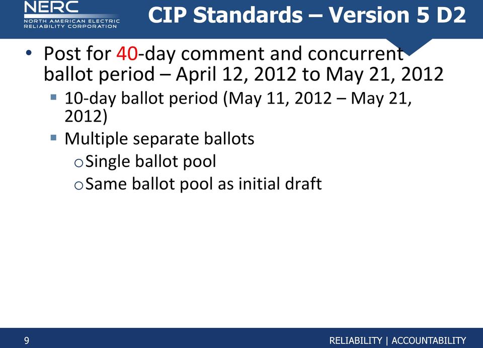 (May 11, 2012 May 21, 2012) Multiple separate ballots osingle