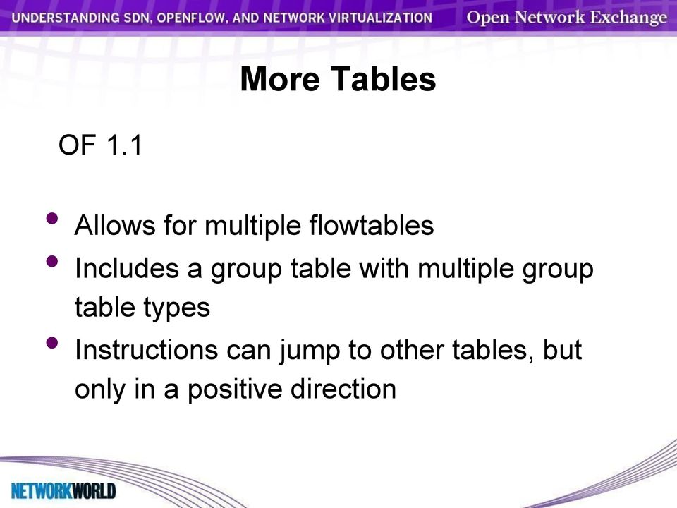 group table with multiple group table types
