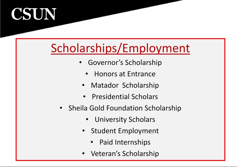 Sheila Gold Foundation Scholarship University Scholars