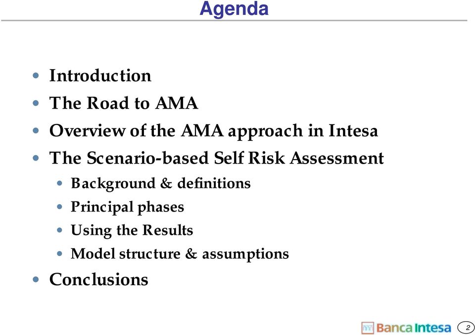 Assessment Background & definitions Principal phases