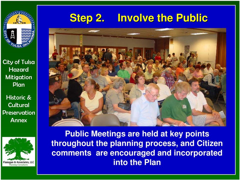 Meetings are held at key points throughout