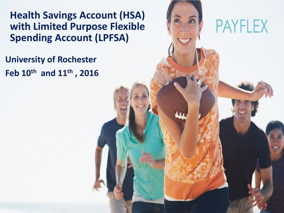 Account (LPFSA) University of