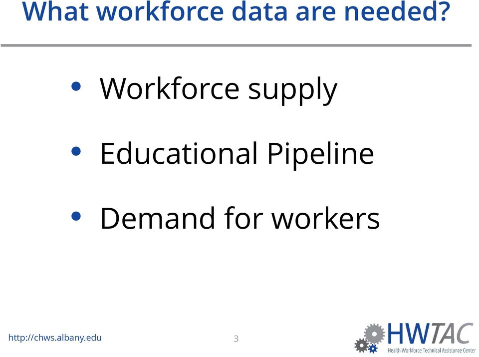 Workforce supply Educational