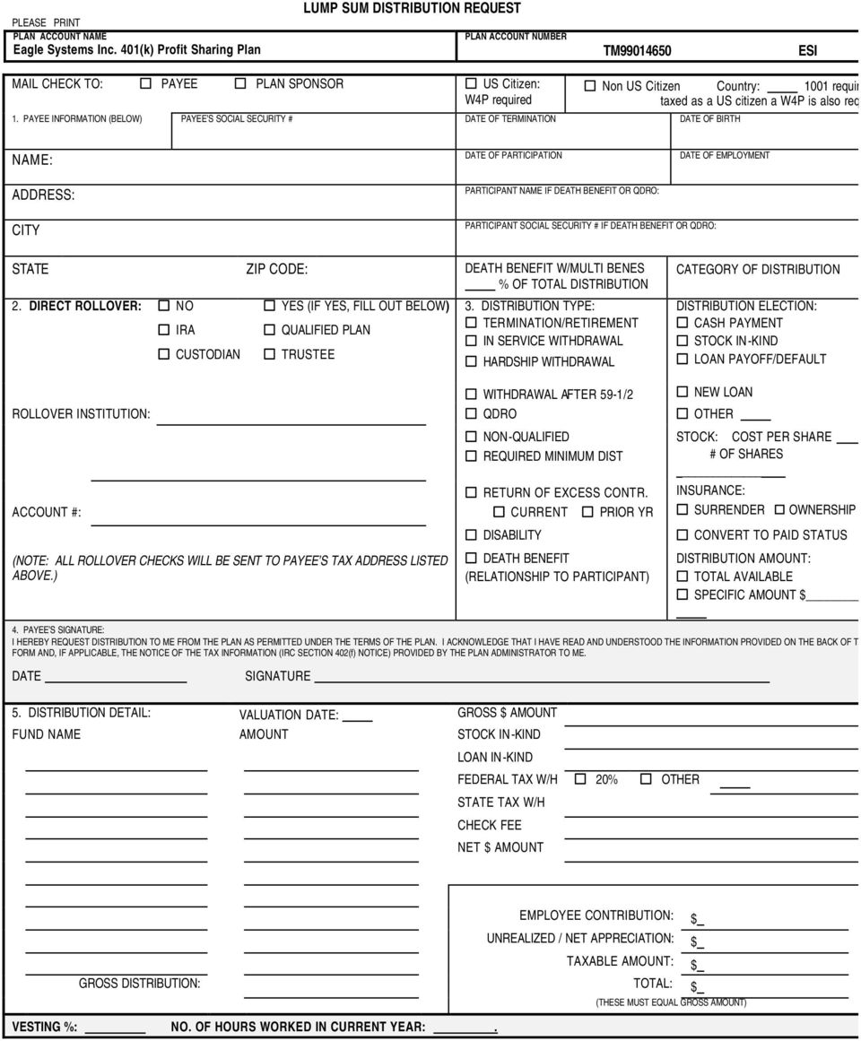 PAYEE INFORMATION (BELOW) PAYEE S SOCIAL SECURITY # DATE OF TERMINATION DATE OF BIRTH Non US Citizen Country: 1001 required, if taxed as a US citizen a W4P is also required NAME: ADDRESS: DATE OF