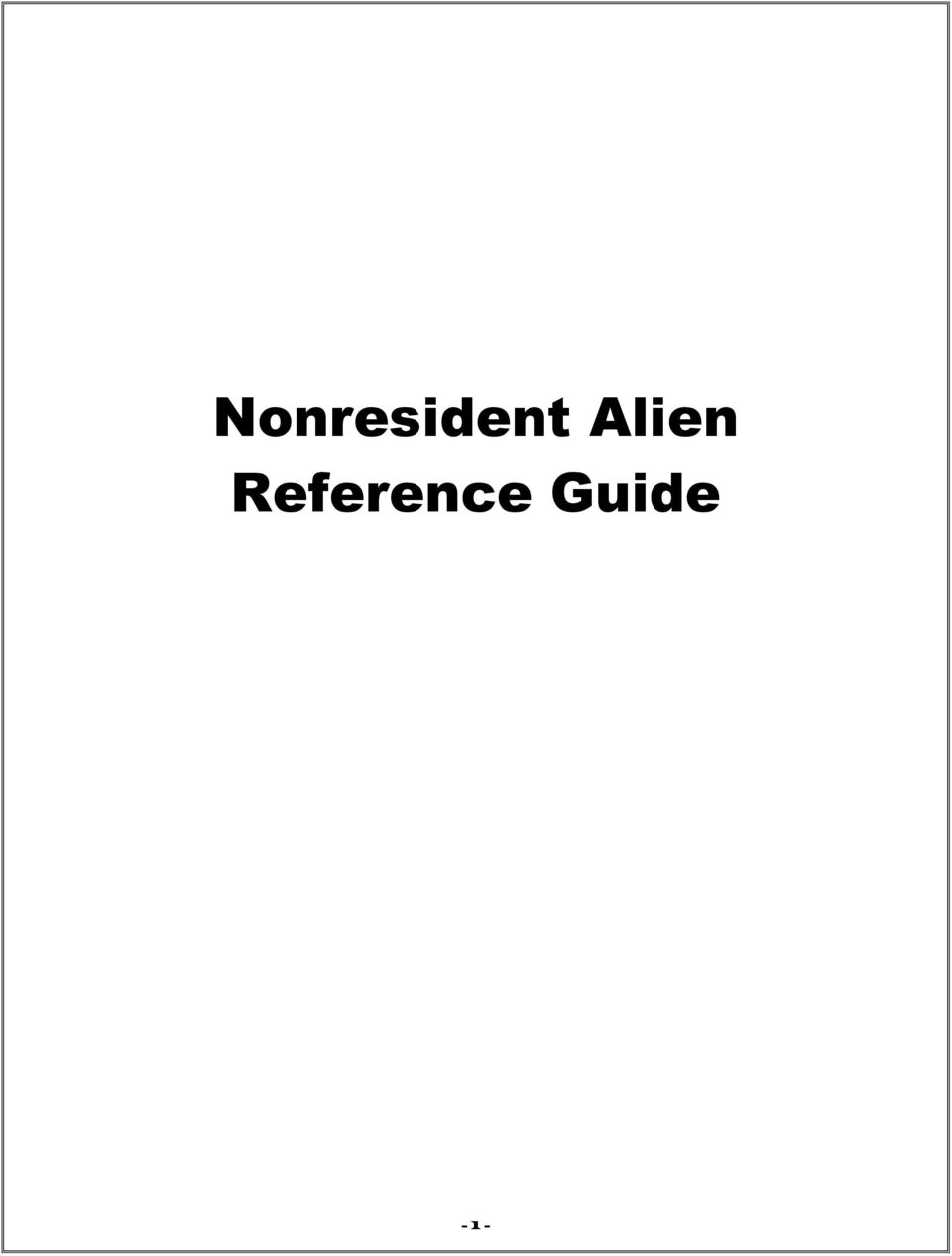 nonresident alien reference guide - pdf