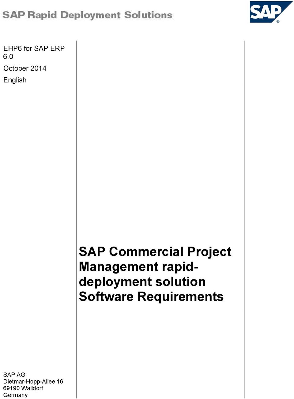 Project Management rapiddeployment